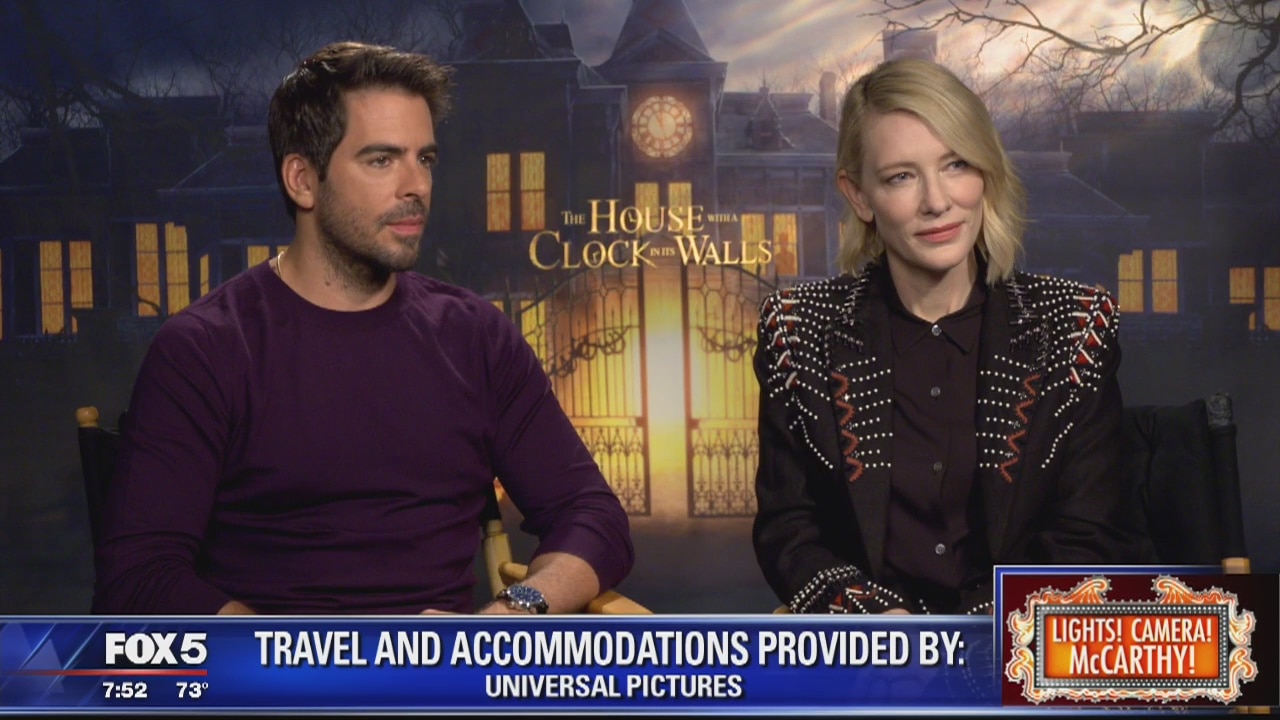 Cate Blanchett, Eli Roth discuss 'The House with a Clock in its Walls'