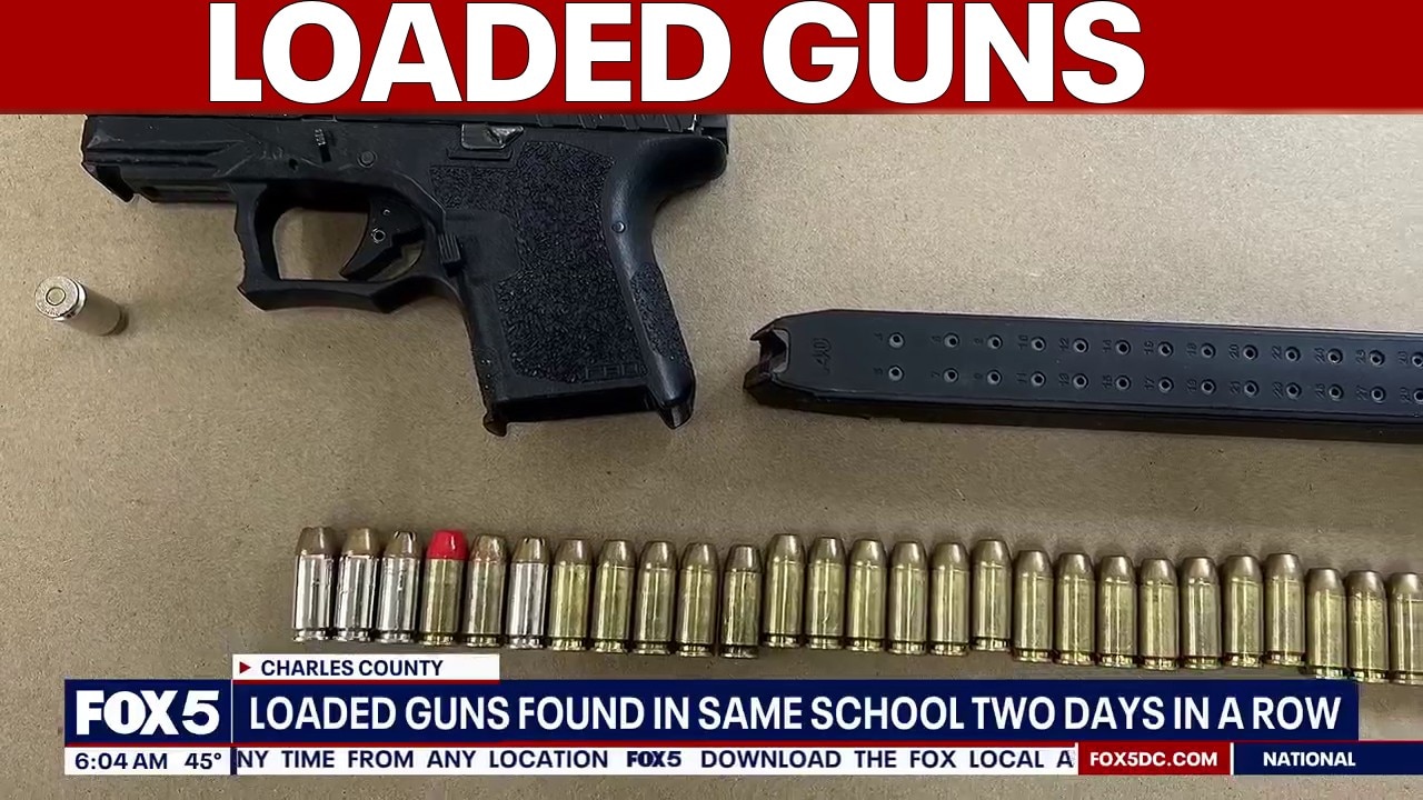 Loaded guns found at same school two days in a row