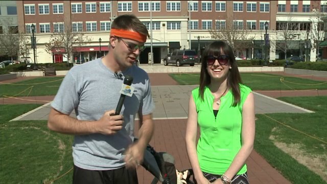 Chip learns about sponsors for Mommyfit