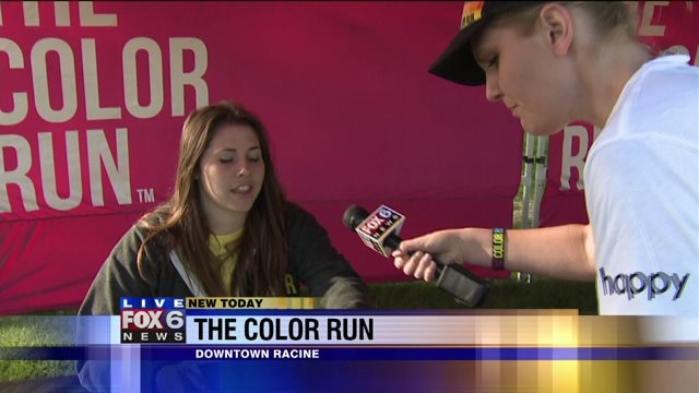 Laura hangs in Racine, gets details on The Color Run