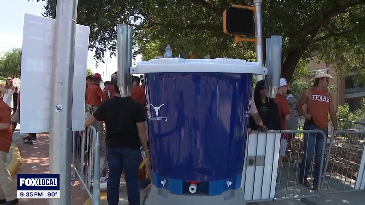 Fans bear heat for Buckeyes vs. Longhorns in Austin