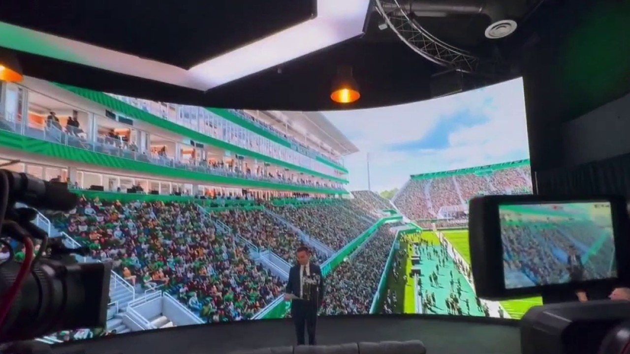 Unique USF stadium view ahead of 2027 open