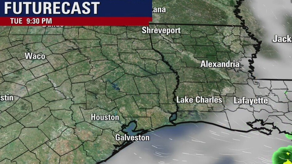 Tuesday evening weather forecast