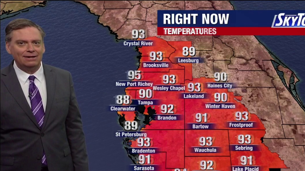 Tampa weather | Thursday afternoon forecast