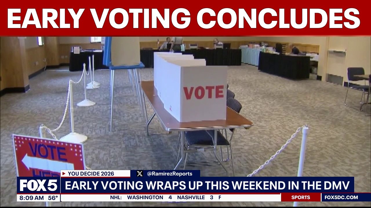 Early voting concludes this weekend in DMV