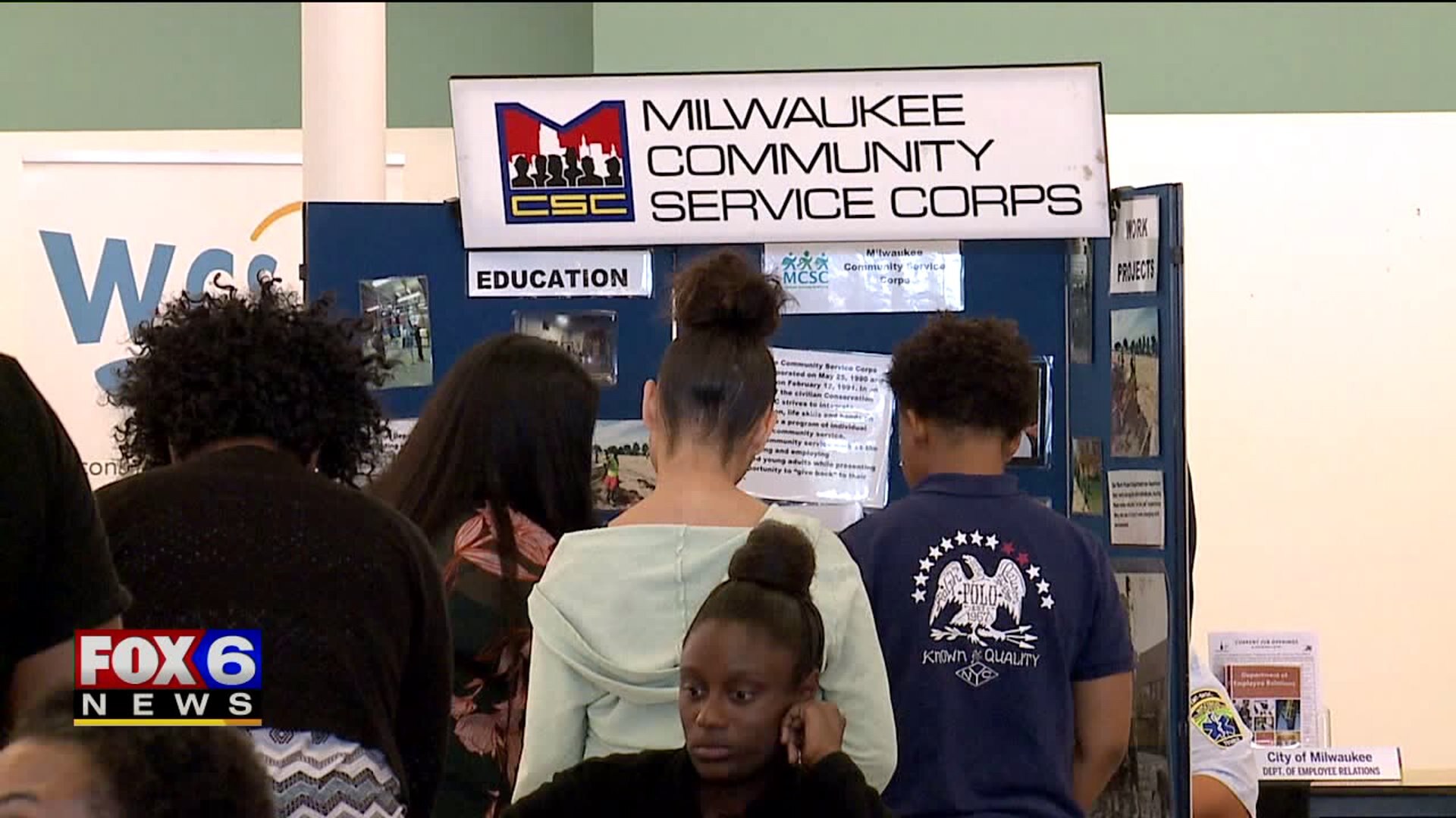 Job fair on Milwaukee`s northwest side