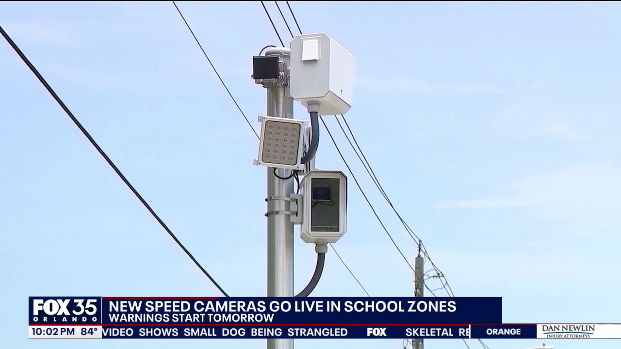 Speed cameras activated near 21 schools in Orange County
