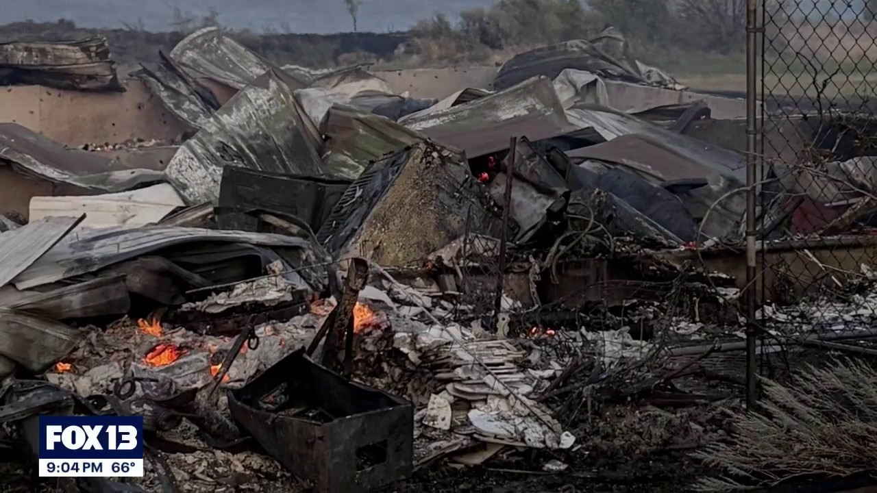 Volunteer firefighter's home destroyed while fighting Vantage, WA wildfire
