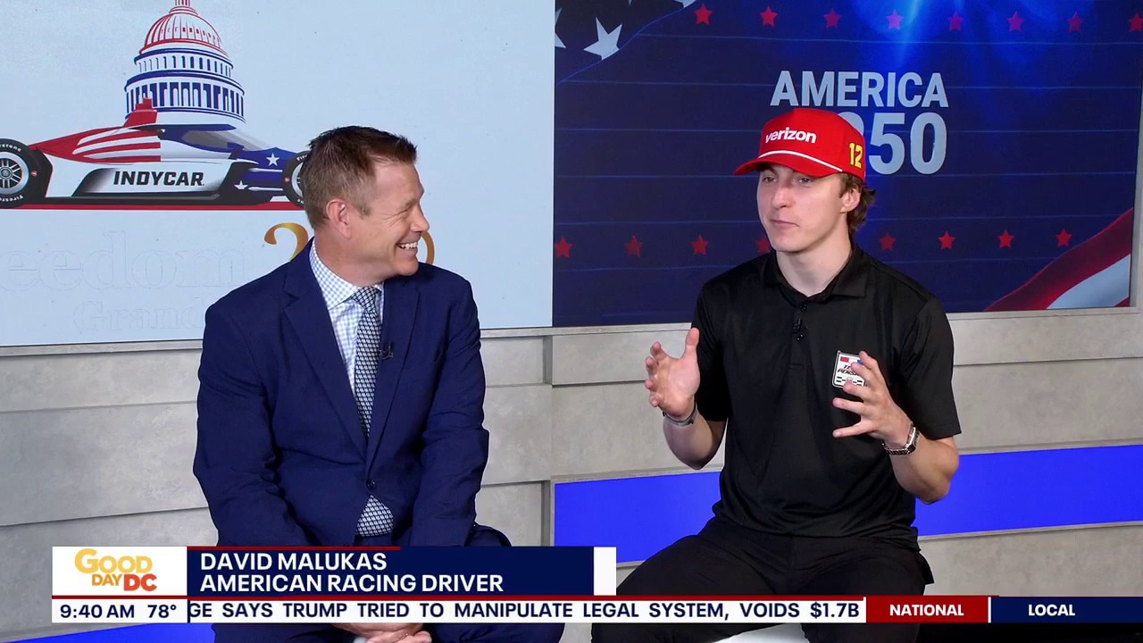 David Malukas Joins FOX5 Ahead of Freedom 250 Grand Prix