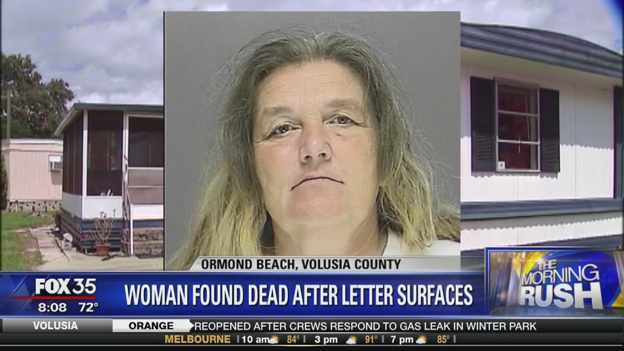 Woman dead after letter surfaces