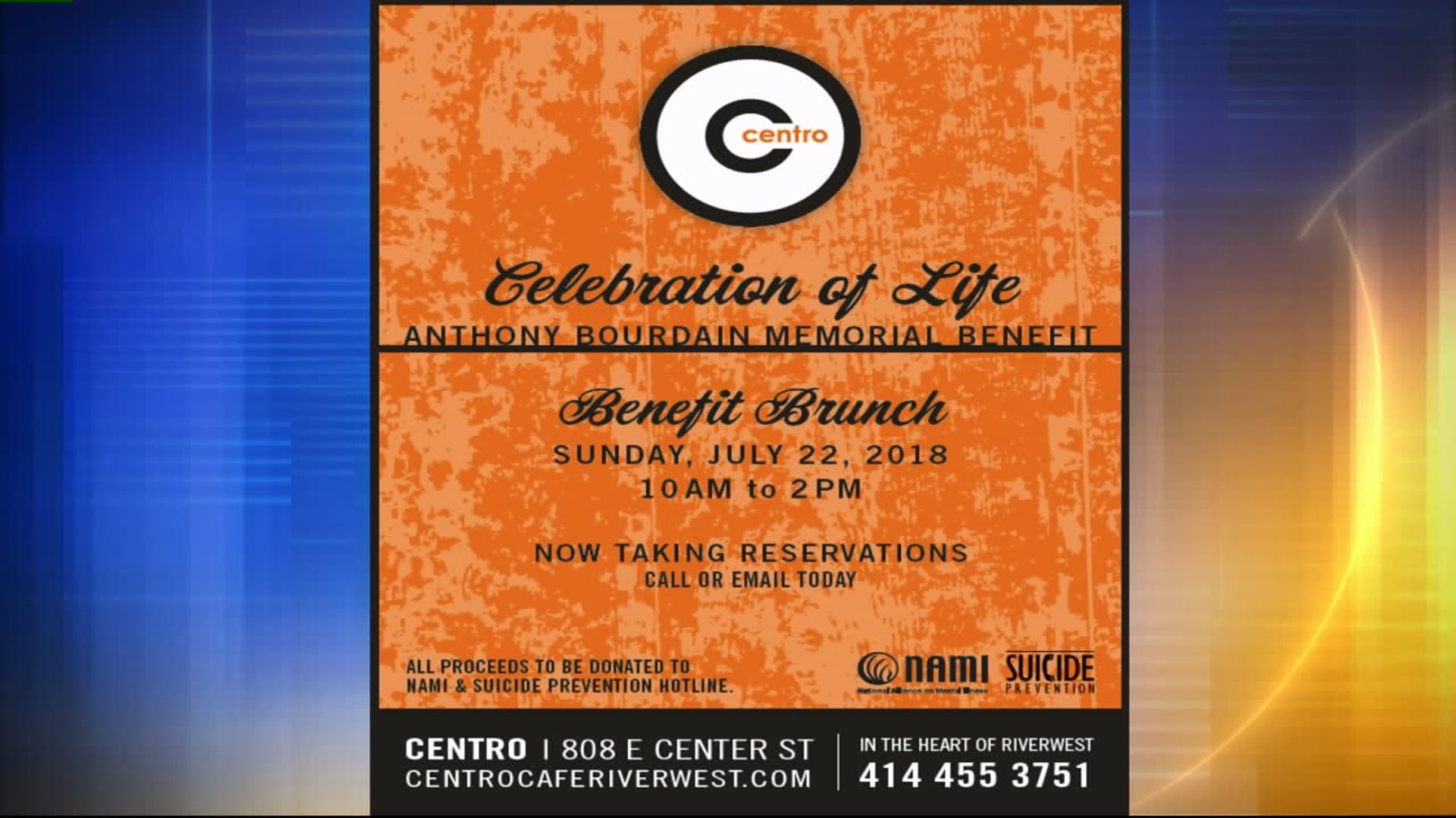 Celebration of Life brunch