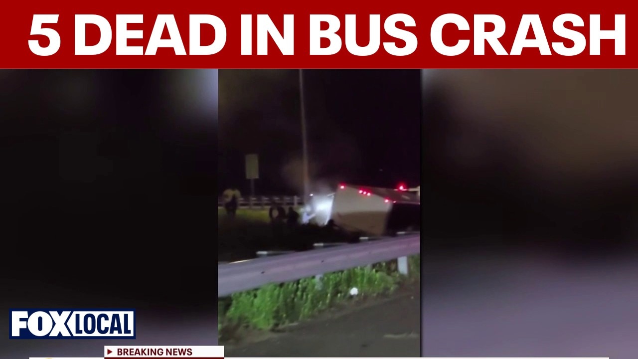 5 dead, 34 injured in Virginia bus crash