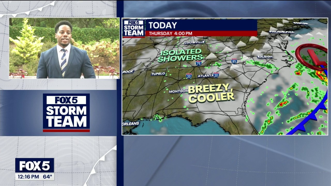 Thursday midday weather forecast