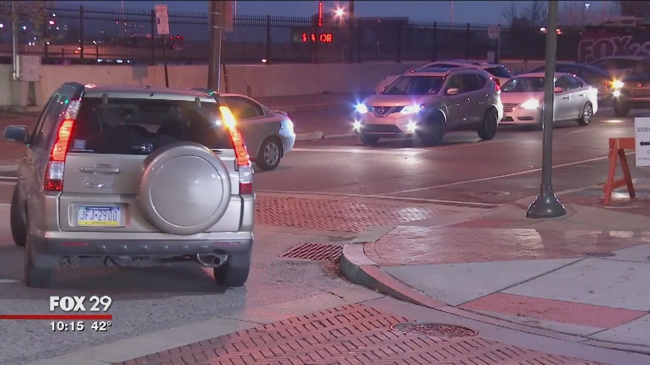 Drivers and pedestrians frustrated with I-95 on-ramp in Old City