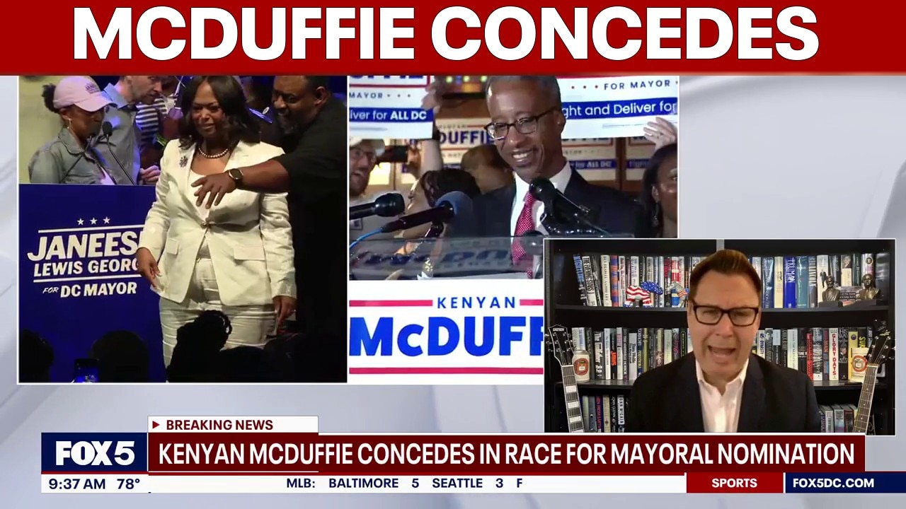 Kenyan McDuffie concedes DC mayoral primary to Janeese Lewis George