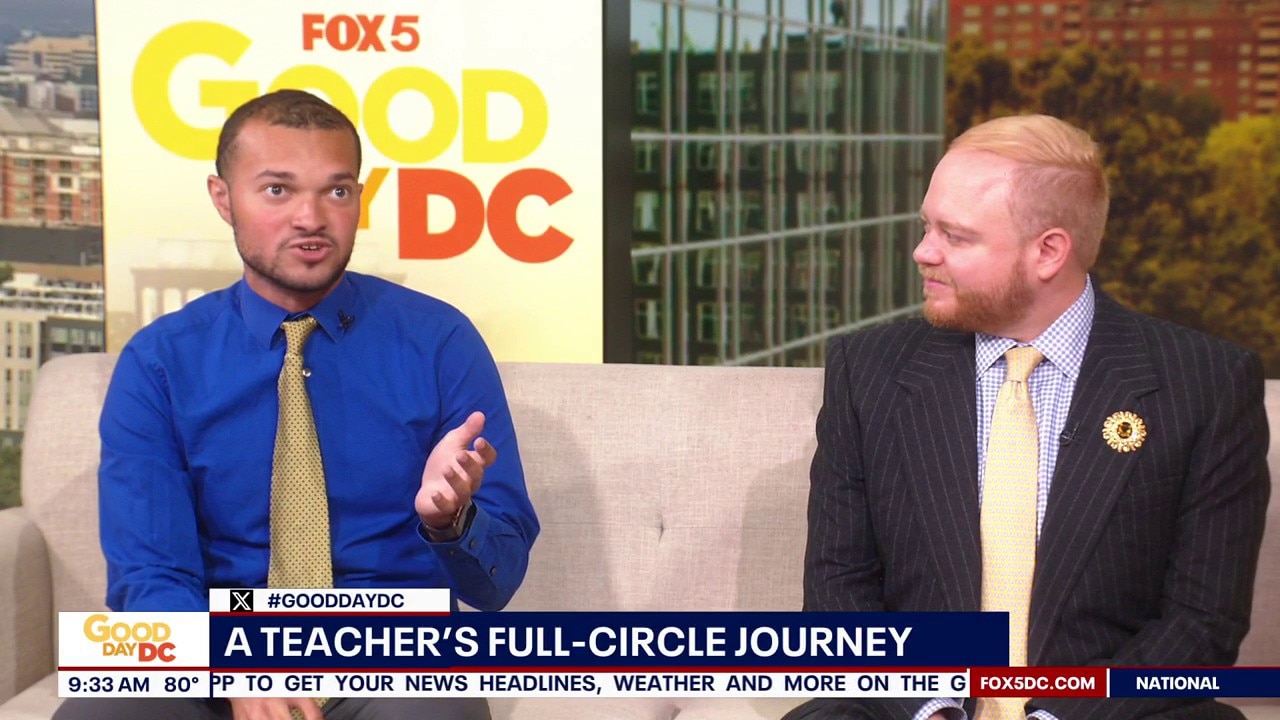 Young DC Teacher Returns to His High School Alongside Former Mentor 