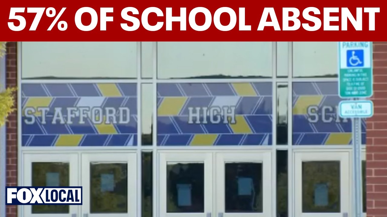 More than half of Stafford High students absent after antisemitic graffiti