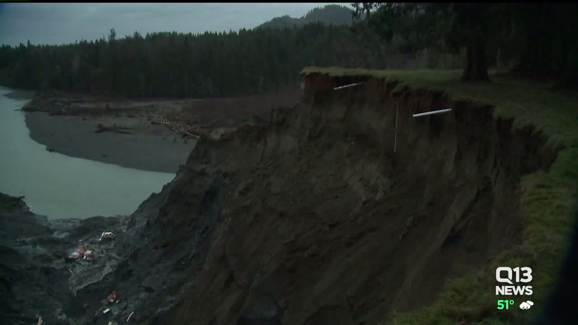 Rivers rising as drenching rains pound area