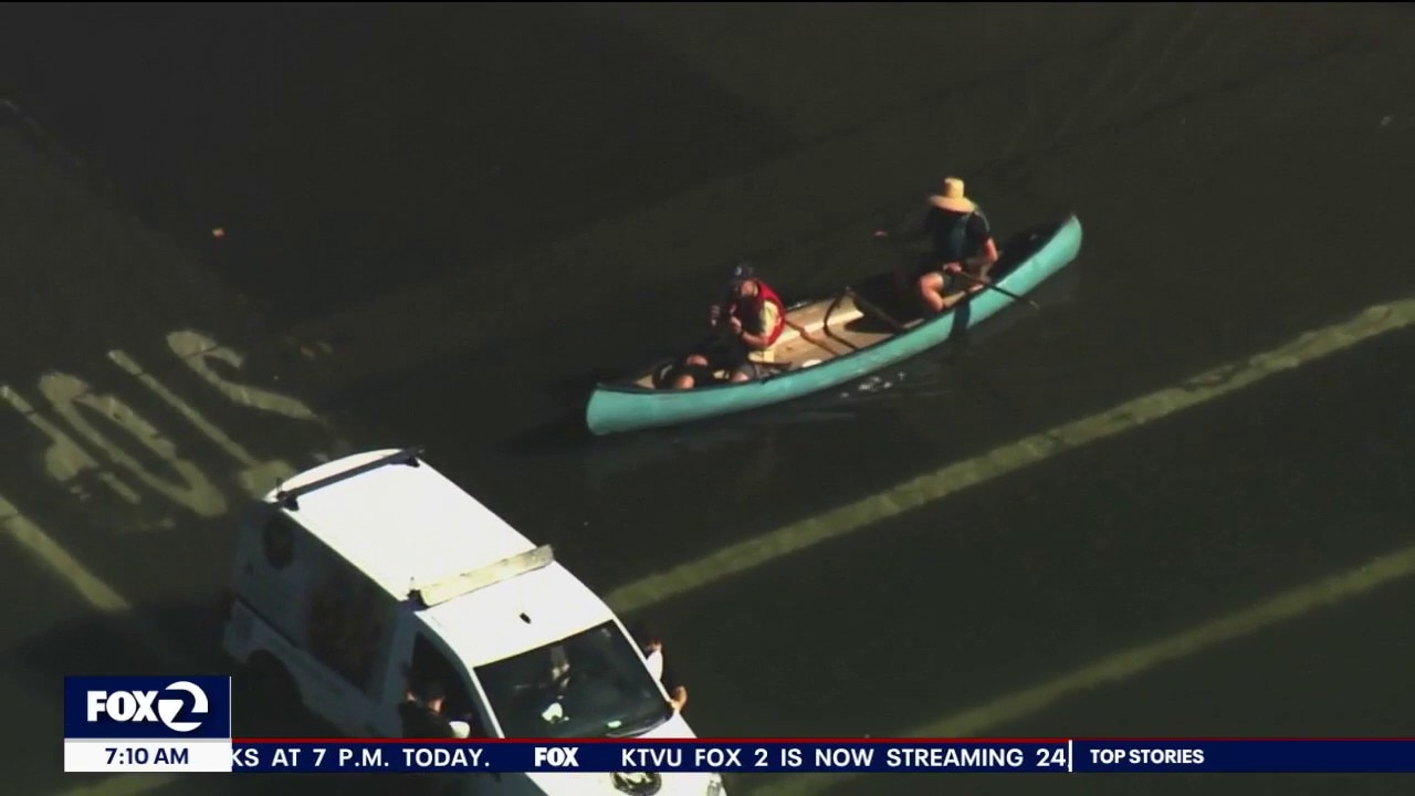 High tides cause wild flooding throughout California