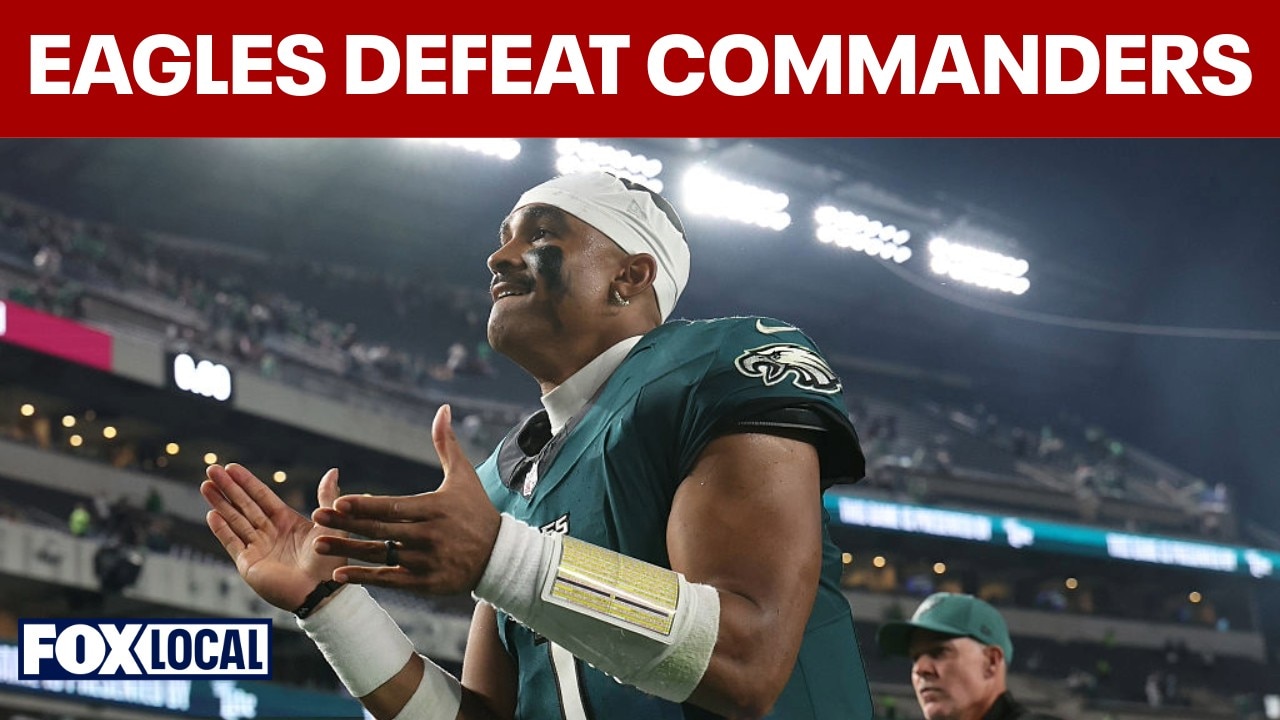 Eagles defeat Commanders 24-22 in season opener