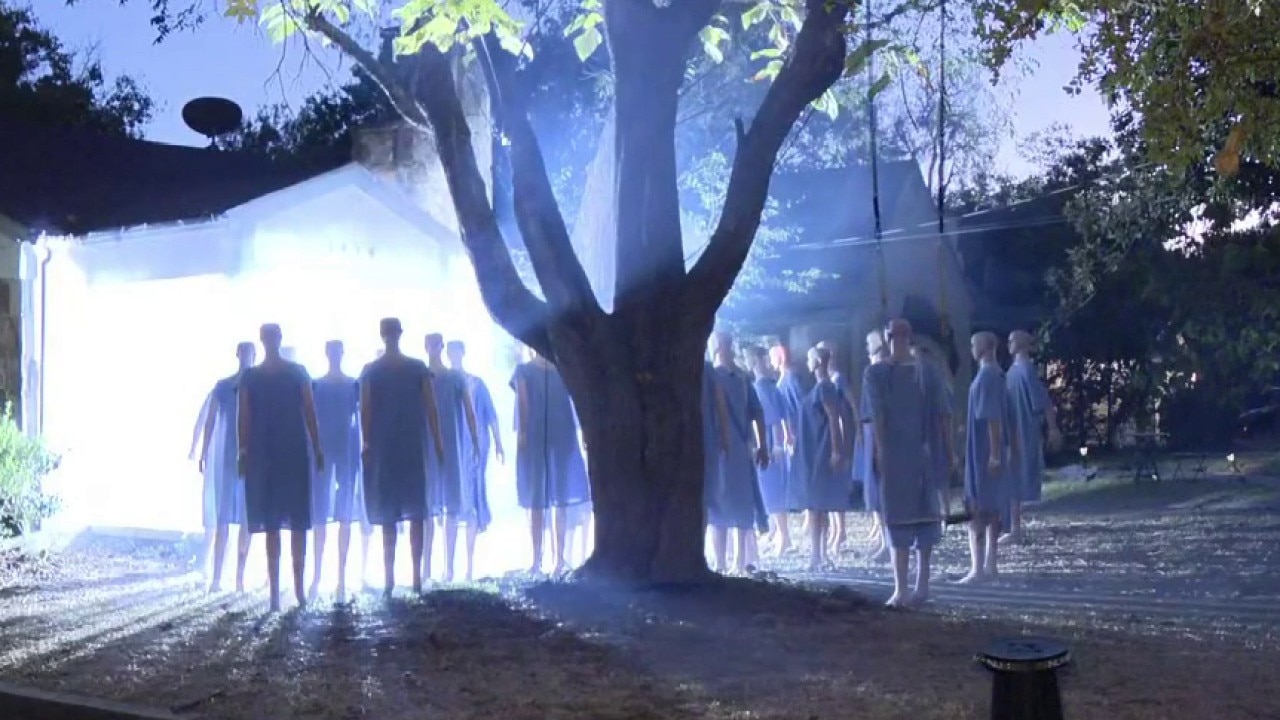 Dallas Halloween artist returns with 40-mannequin lawn installation on Lansford Avenue