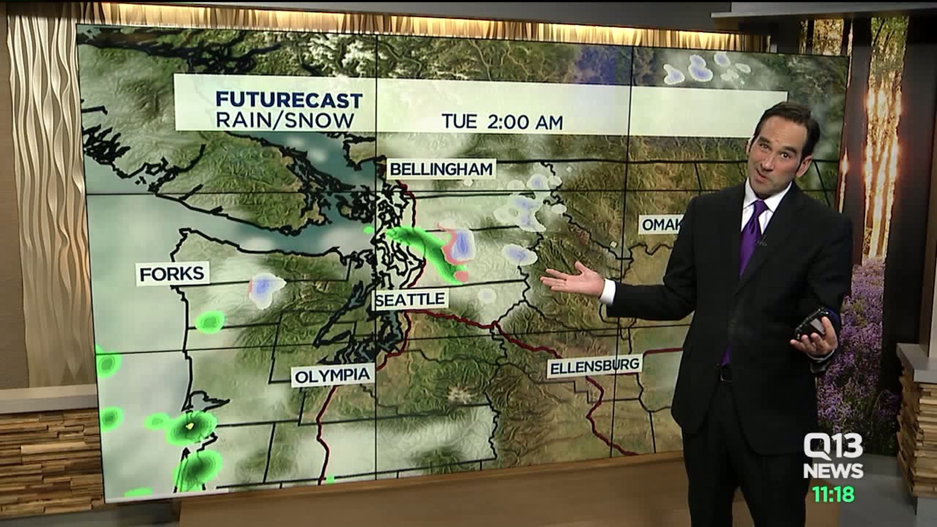 Sunday night weather forecast