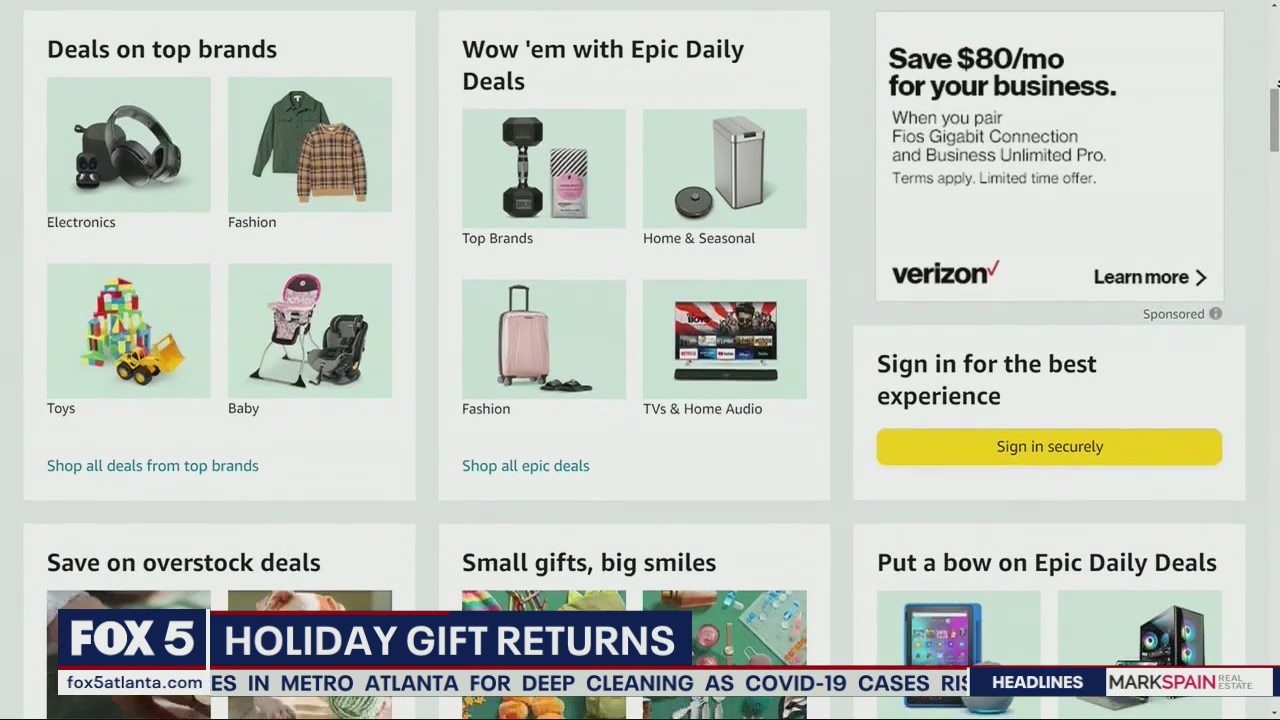 New rules for holiday gift returns