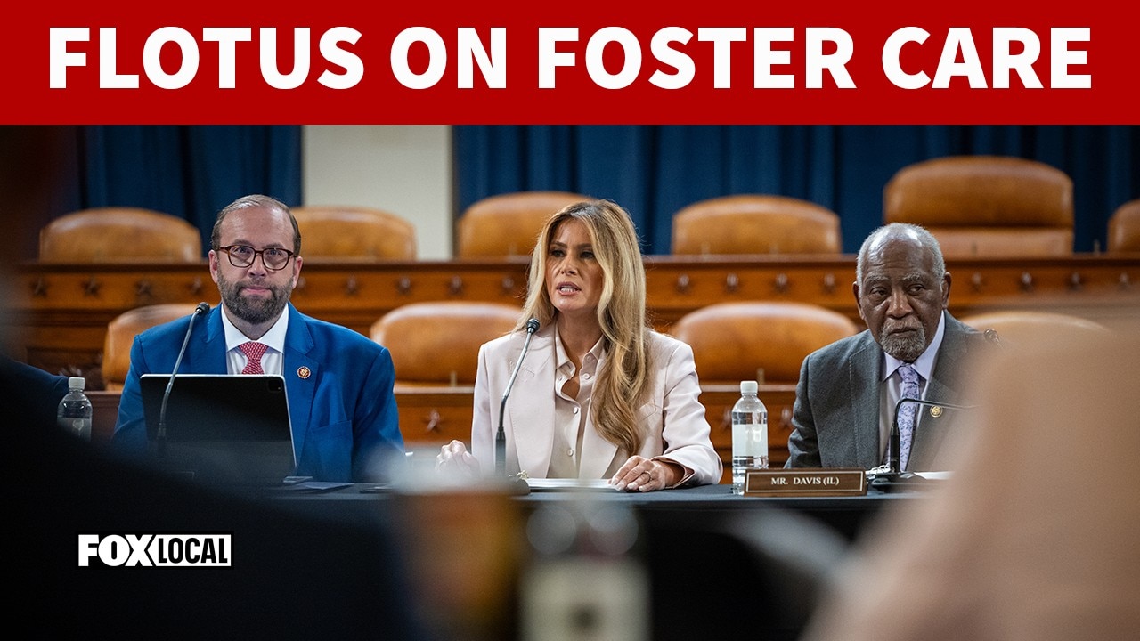 First Lady Melania Trump participates in roundtable on foster care