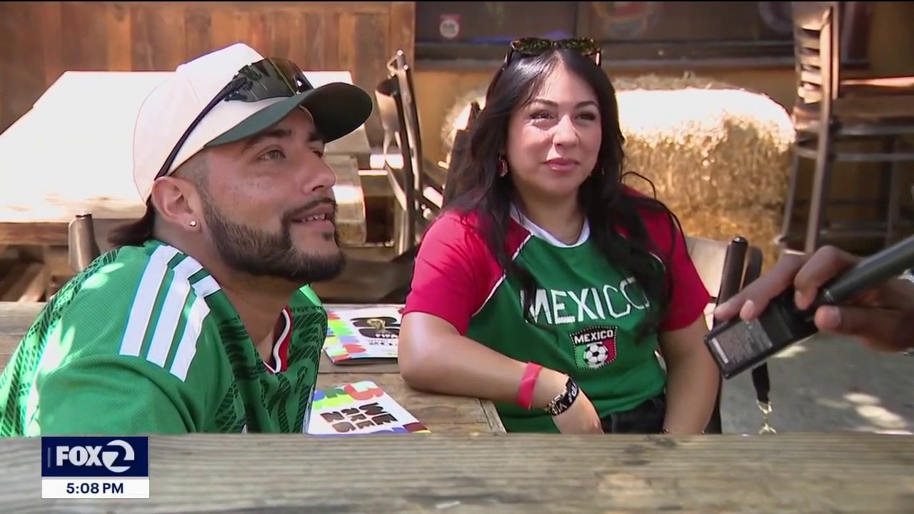 Fans flock to San Jose's San Pedro Square ahead of Mexico match
