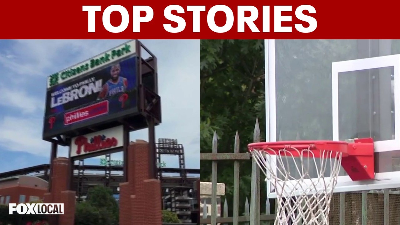 LeBron James joins 76ers; Philly fans celebrate; beautiful weekend weather arrives