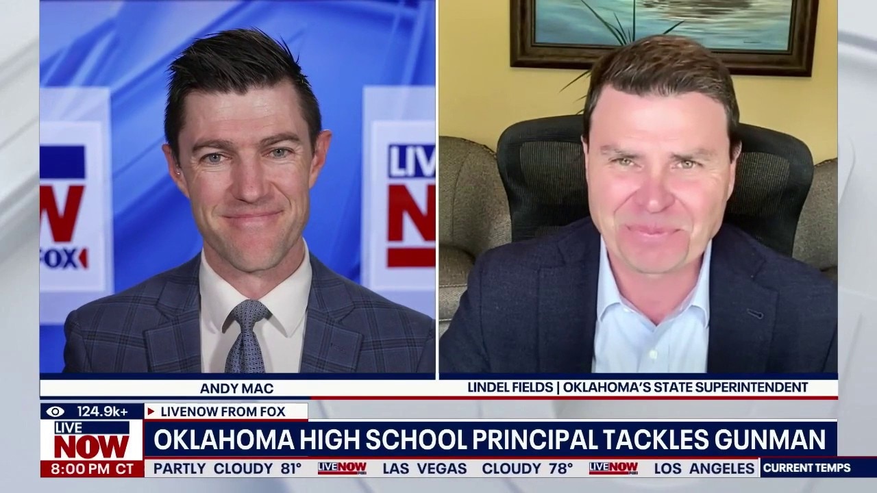 Oklahoma high school principal tackles gunman