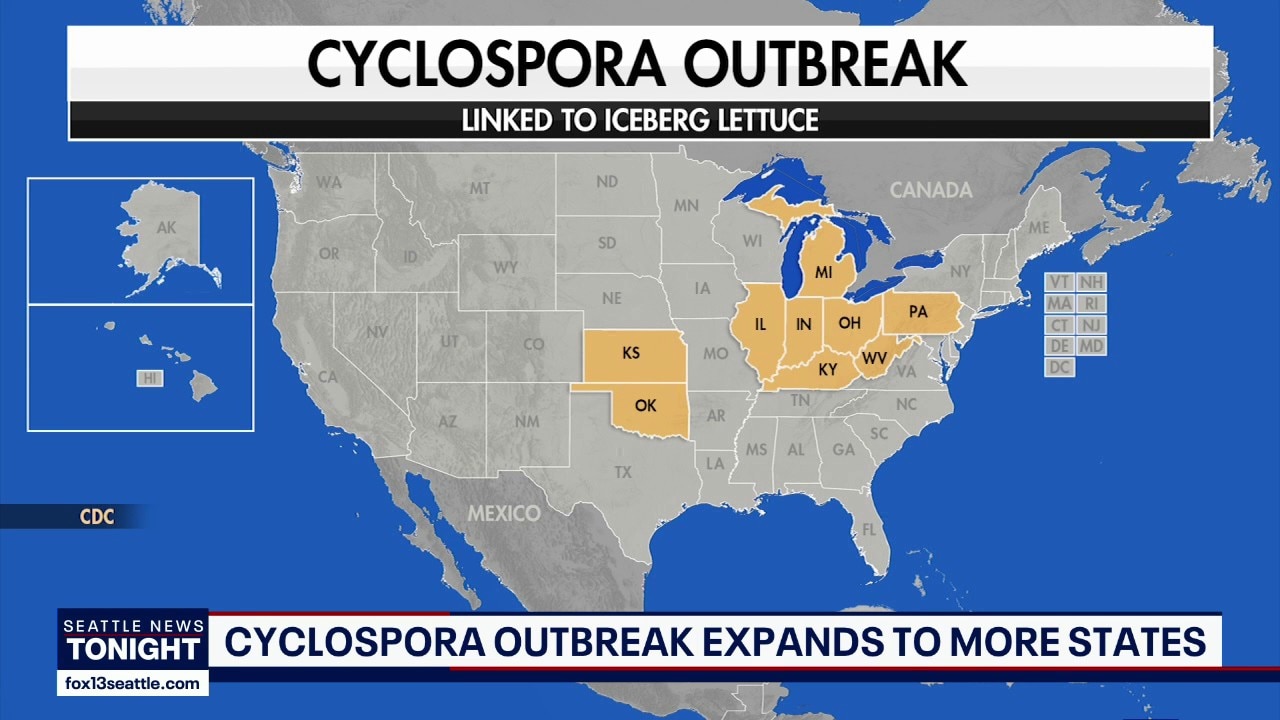 Cyclospora outbreak expands to more states