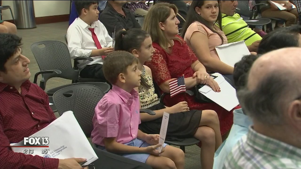 Adopted children celebrate becoming U.S. citizens