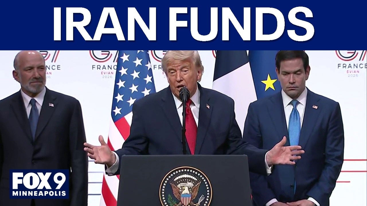 Trump defends unfrozen funds for Iran