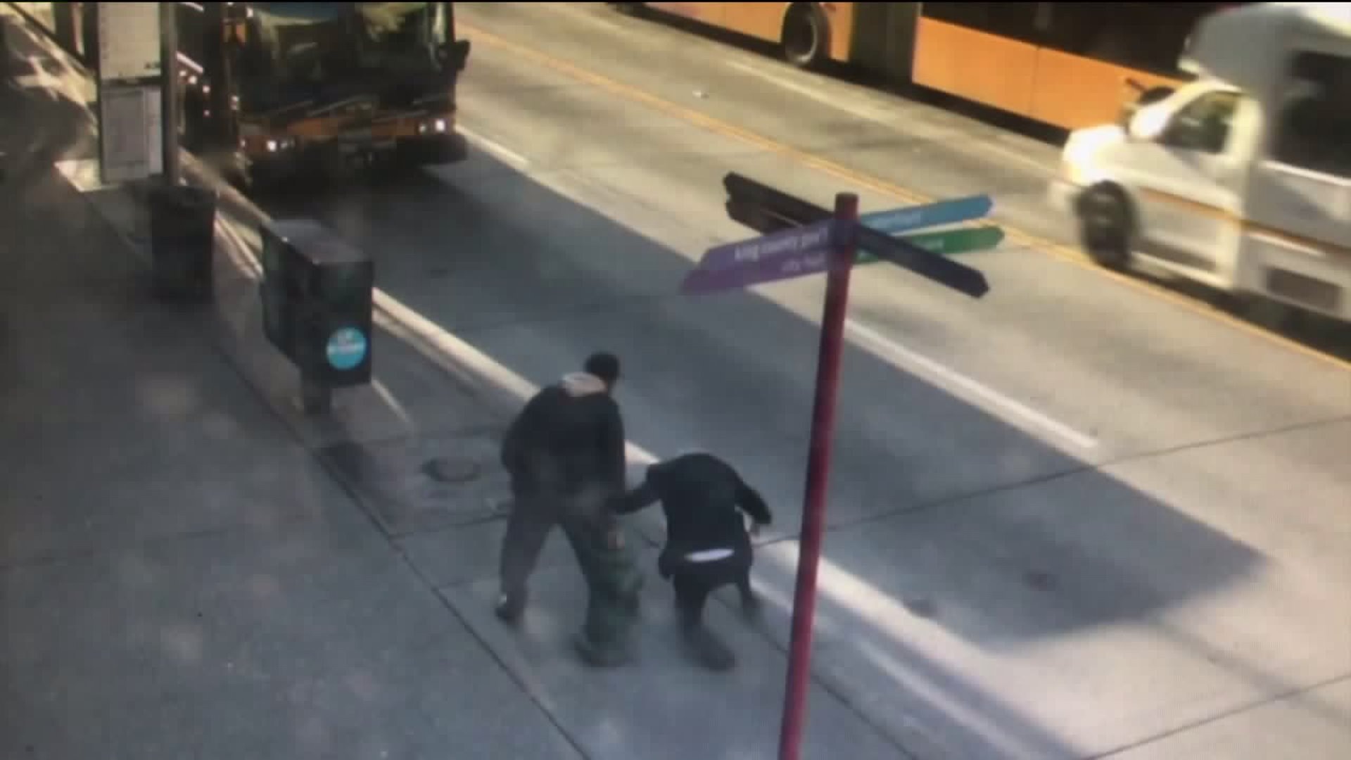 Brutal, random attack caught on camera