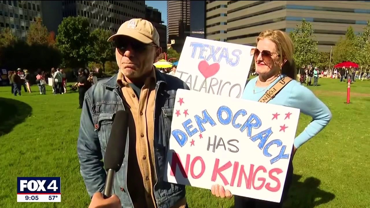 Demonstrators rally across North Texas as midterms near