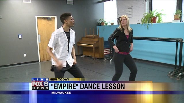 "Empire" dance lesson for Laura Langemo