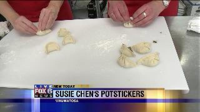 Wrapping a potsticker is no easy task