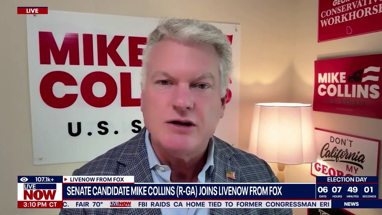GA Republican Senate Candidate Mike Collins joins LiveNOW