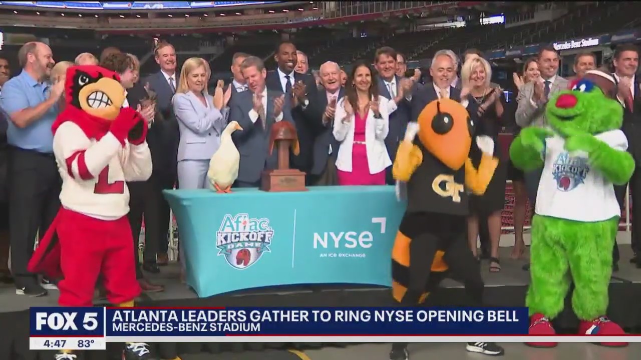Atlanta leaders gather to ring NYSE opening bell