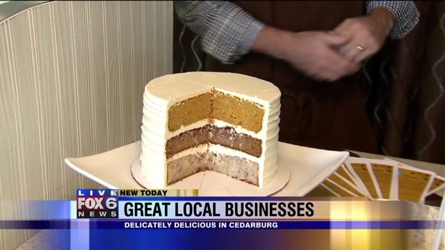 Kramp learns about the variety of cupcakes, cakes available at Delicately Delicious