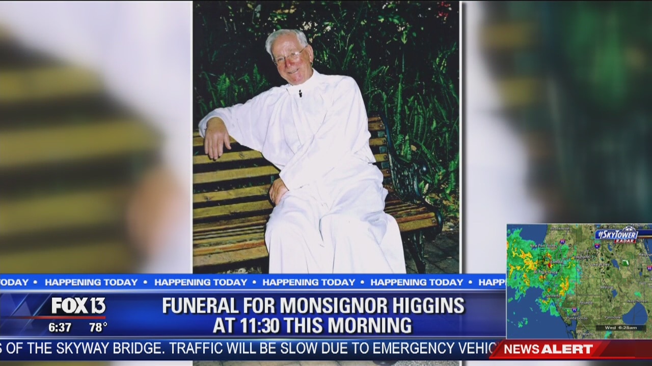 Funeral for Monsignor Higgins