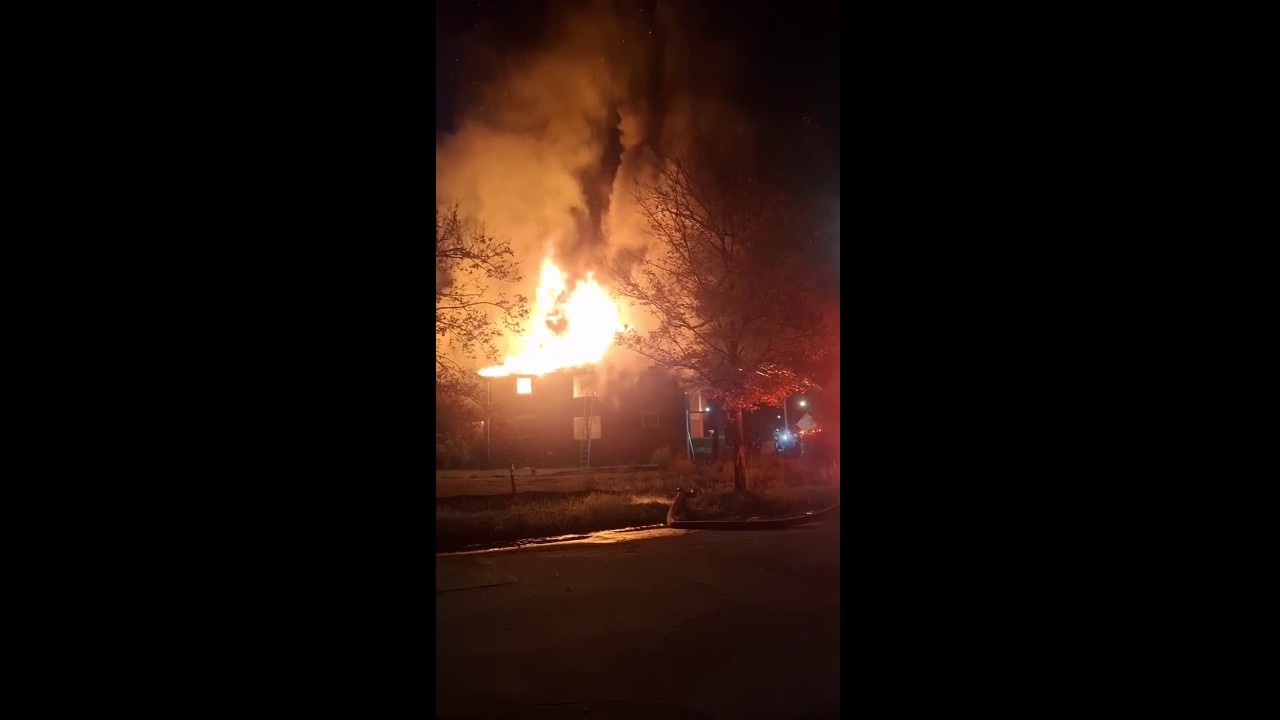 Detroit Fire at scene of early morning blaze Monday