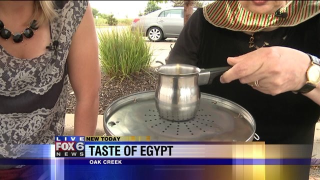 Laura talks with Mary Khair about Egyptian coffee