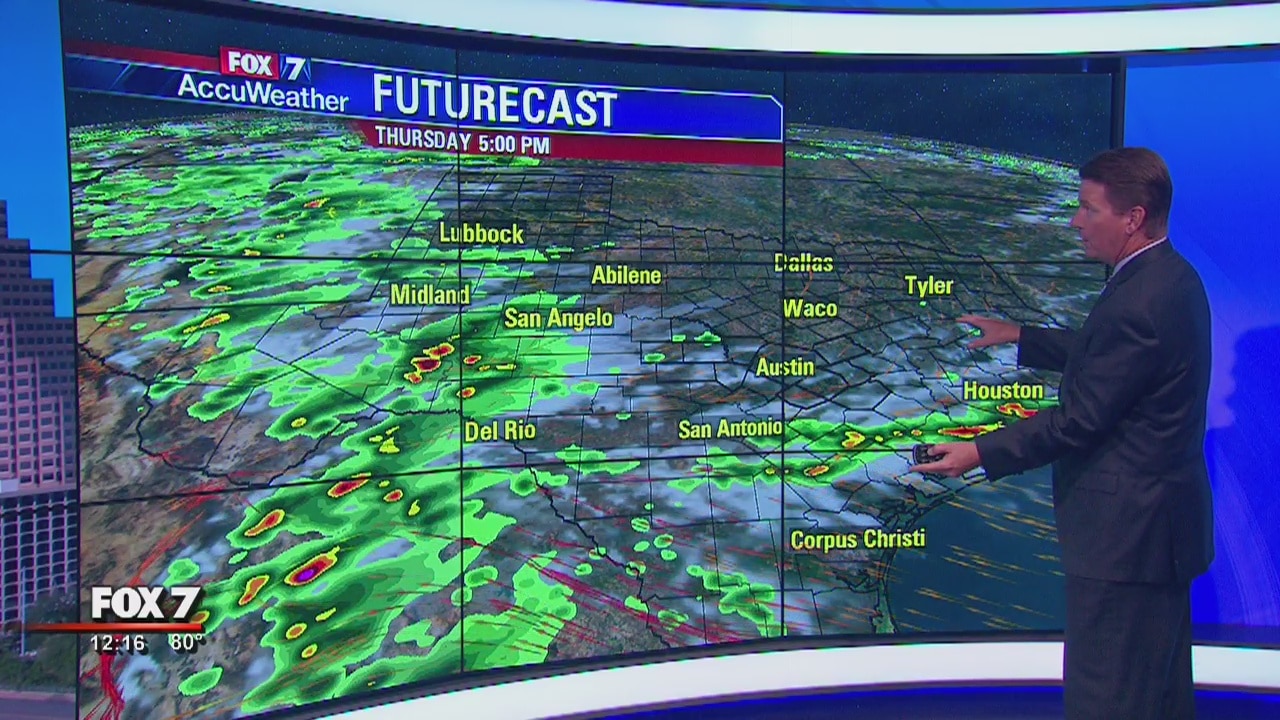 Noon weather forecast for May 30