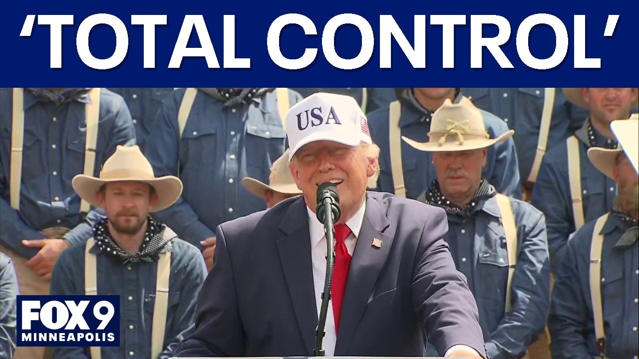 ‘Total control of everything’: Trump on Iran