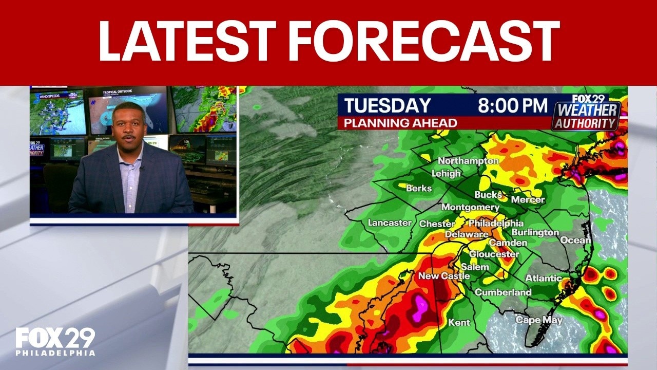 Philadelphia weather: Severe storms, flooding rain bares down on region