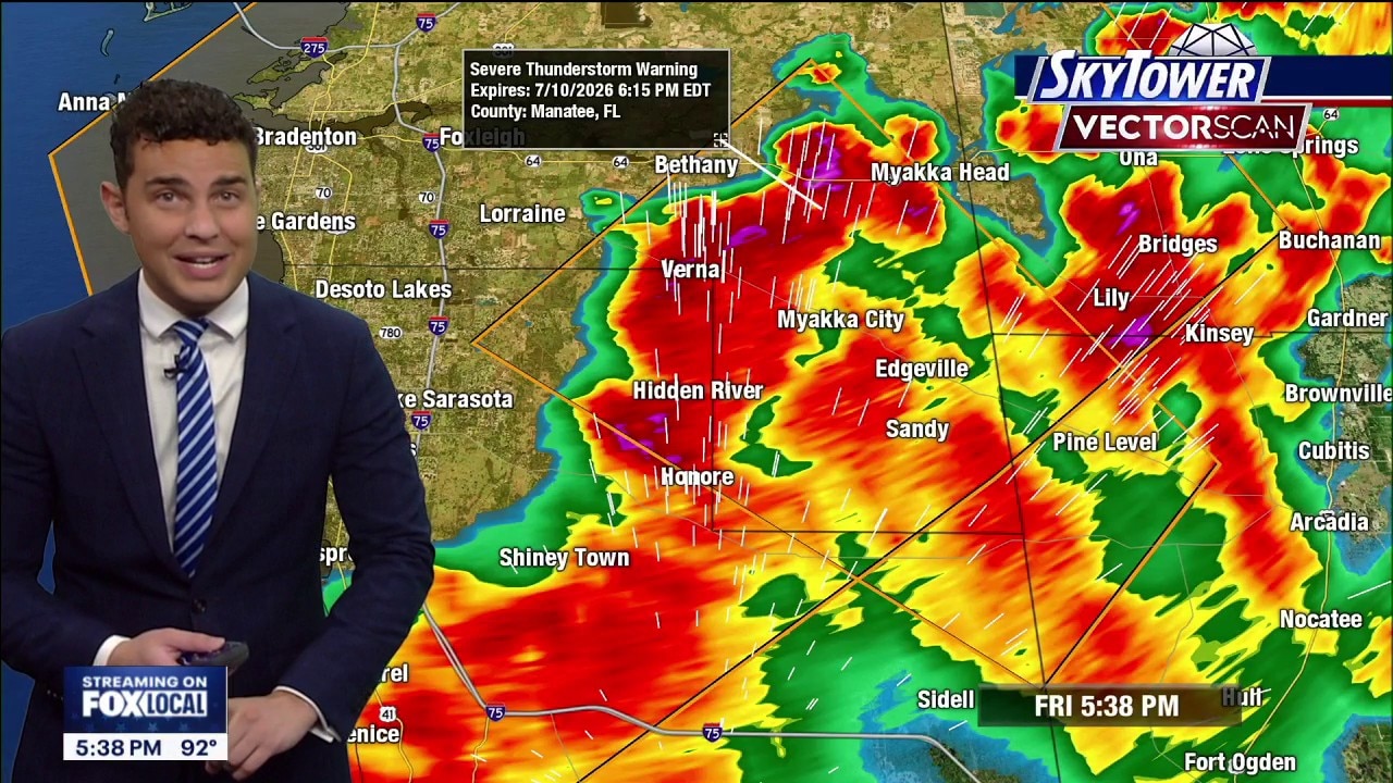 Tampa Weather | Friday evening forecast