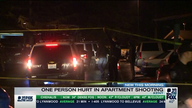 Man critically hurt in shooting at Kent apartment complex