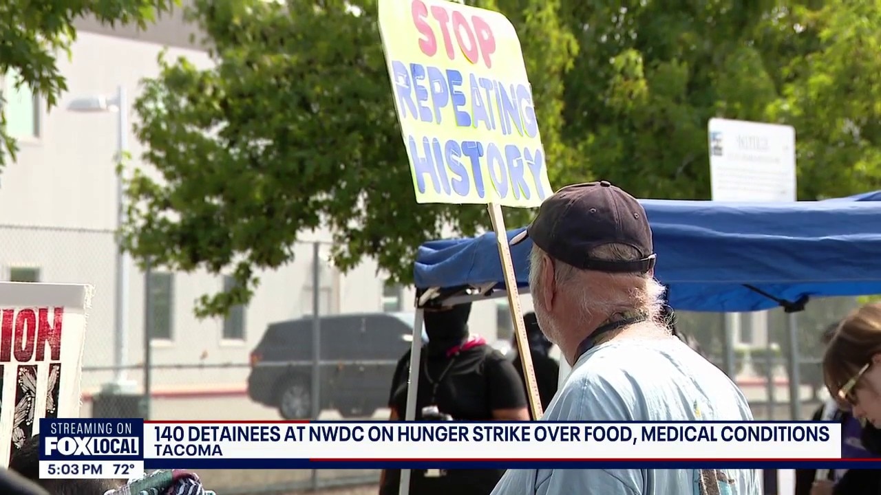 Lawmakers inspect Tacoma ICE facility amid hunger strike